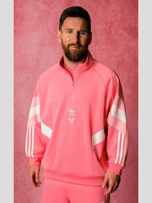 Lionel Messi Adidas Inter Miami Pink Sweatshirt