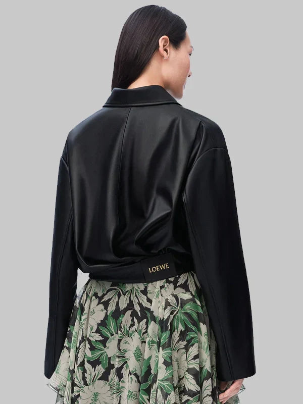 Loewe Draped Jacket Black
