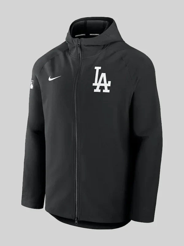 Los Angeles Dodgers Nike Black Raglan Jacket