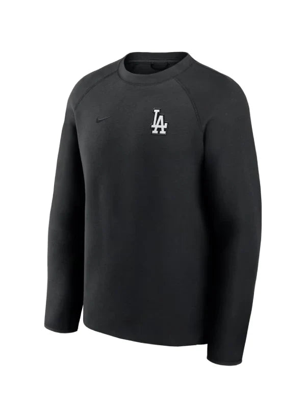 Los Angeles Dodgers Nike Tech Fleece Raglan Sweatshirt Black