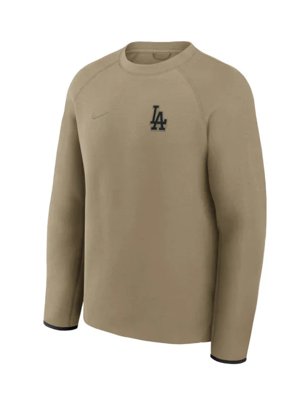 Los Angeles Dodgers Nike Tech Fleece Sweatshirt Olive