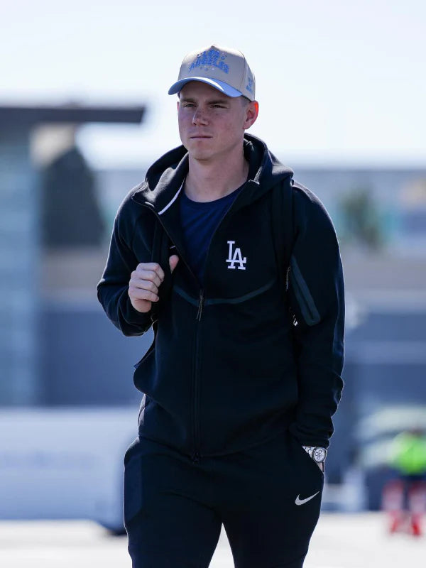 Los Angeles Dodgers Nike Tech Fleece Windrunner Jacket Hoodie