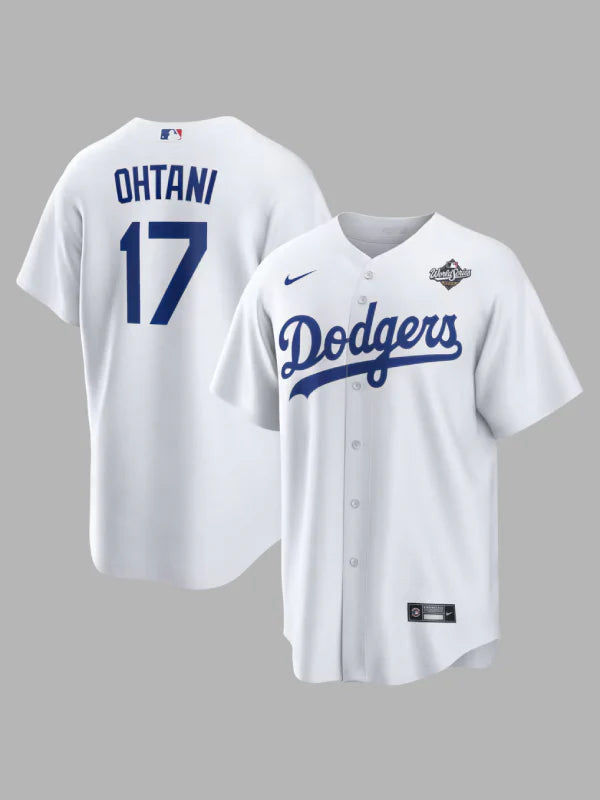 Los Angeles Dodgers Shohei Ohtani Nike 2025 World Series Jersey White