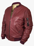MA1 Tom Cat Bomber Leather Jacket Art. 317