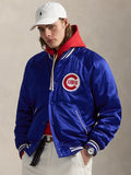 MLB Tokyo Series Polo Ralph Lauren Cubs Blue Satin Jacket
