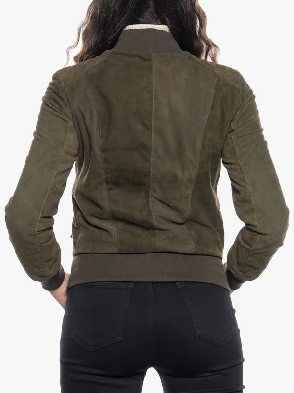 Malesia Bomber Jacket in Green