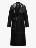 Mango Selection 100% leather trench coat