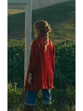 Margot Robbie A Big Bold Beautiful Journey Coat Red