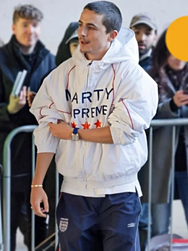 Marty Supreme White Jacket Timothee Chalamet