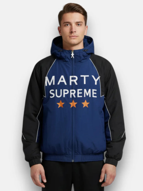 Marty Supreme Zip-Up Hoodie Jacket