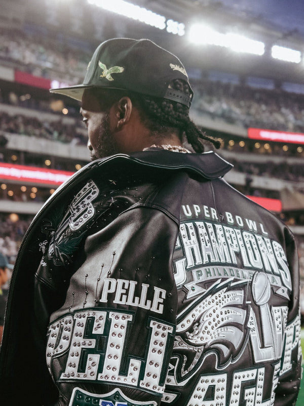 Meek Mill Eagles Pelle Pelle Jacket