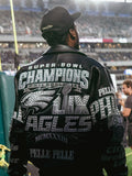 Meek Mill Super Bowl Champions Eagles Leather Jacket Pelle Pelle