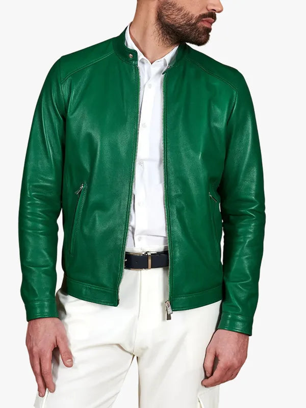 Men Green Jacket