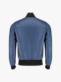 Men’s Classic Fit Blue Bomber Jacket