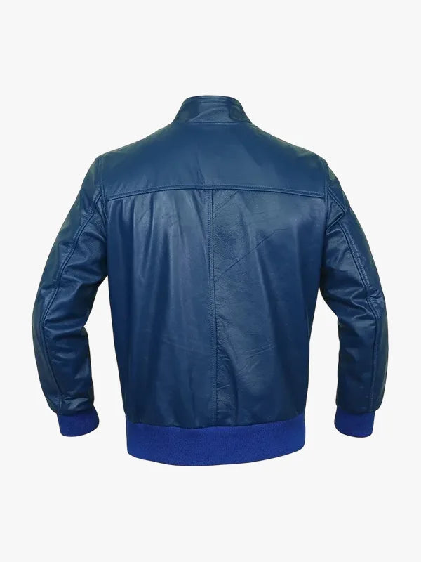 Blue Bomber Flight Jacket