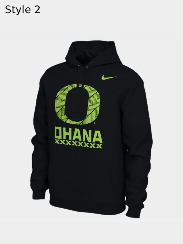 Men's Nike Black Oregon Ducks Ohana Disrupt Pullover Hoodie