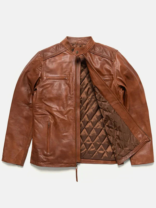 Men's Thompson Leather Moto Jacket