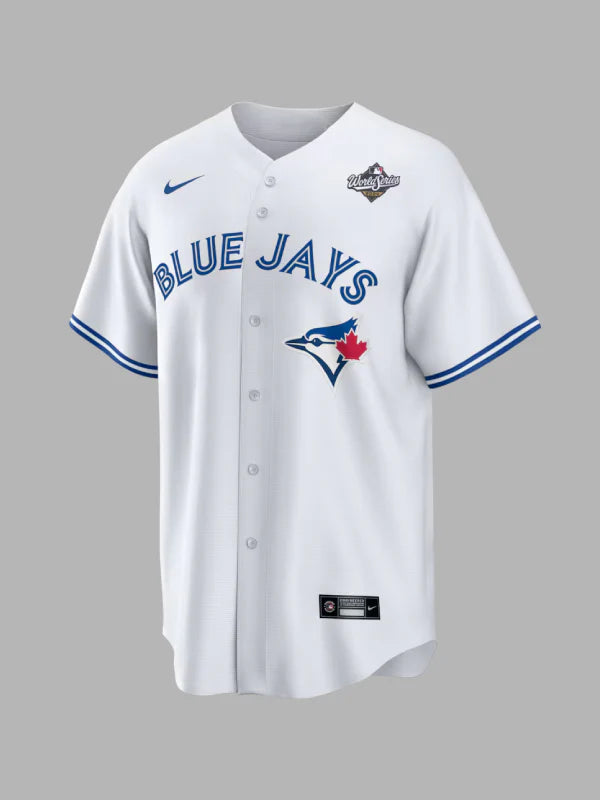 Men_s Toronto Blue Jays Vladimir Guerrero Jr. Nike White 2025 World Series Replica Jersey