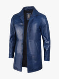 Men's Waxed Leather Car Coat