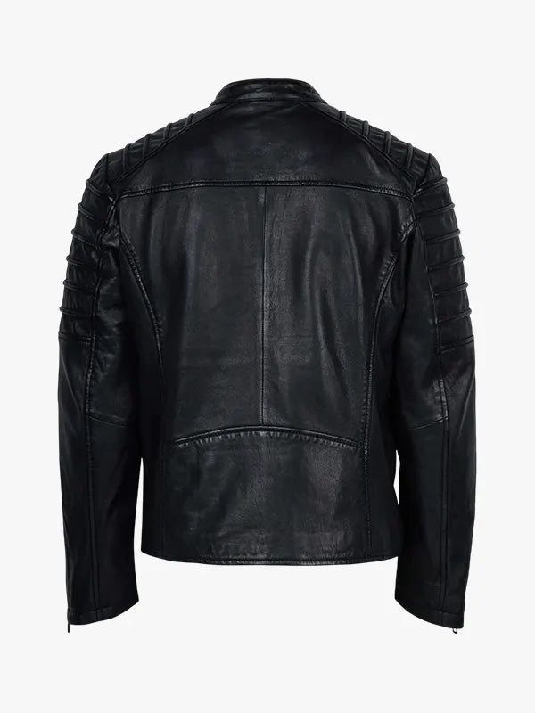 Men's black Dash moto jacket