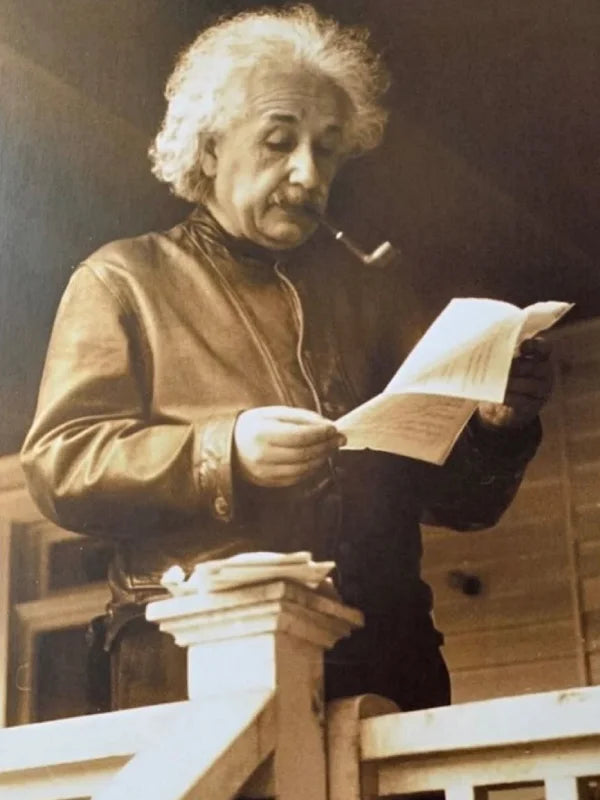 Menlo Cossack Albert Einstein Leather Jacket Levi's