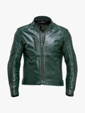 Mens Green Jacket with Added Protections