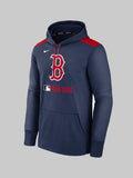 Mens Boston Red Sox Nike Navy Authentic Collection Performance Pullover Hoodie