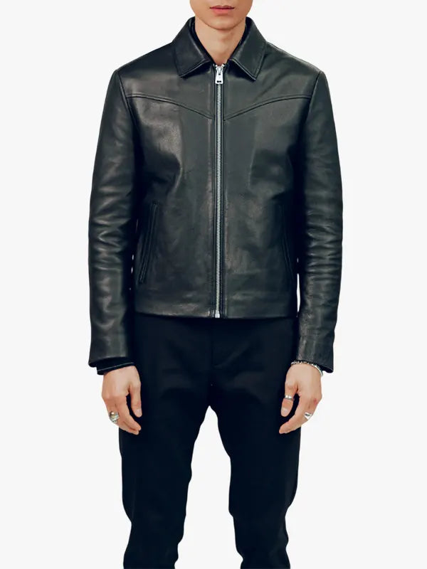Mens Hendrix Leather Jacket