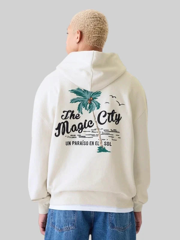 Miami Gap Hoodie White