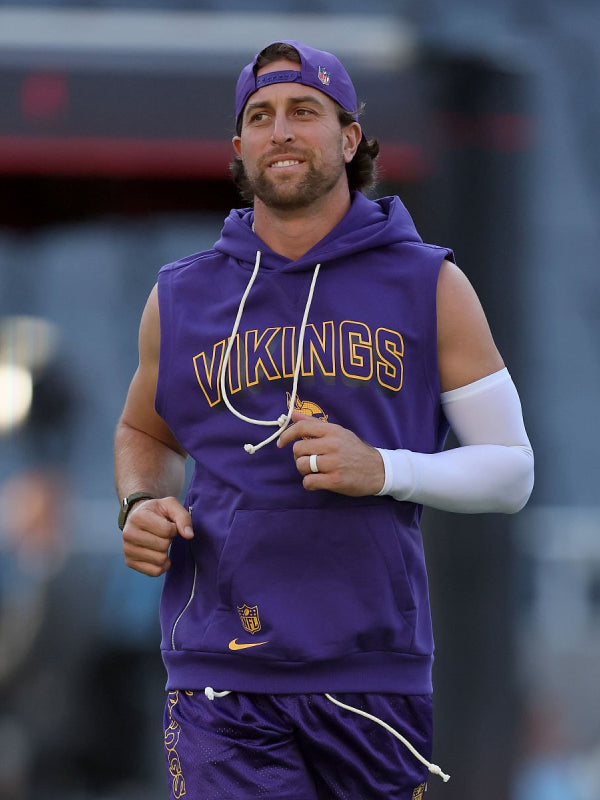 Minnesota Vikings Sideline Sleeveless Hoodie 2025