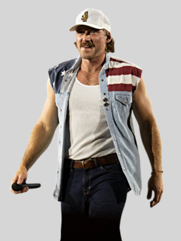 Morgan Wallen USA Flag Vest