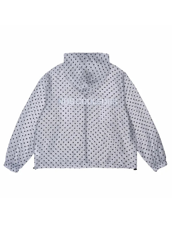 Musinsa Noscouleurs Polka-Dot Shell Jacket White