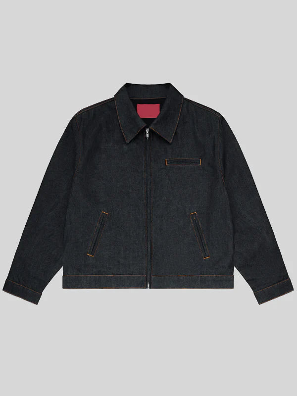 Mutimer Raw Denim Work wear Jacket Blue
