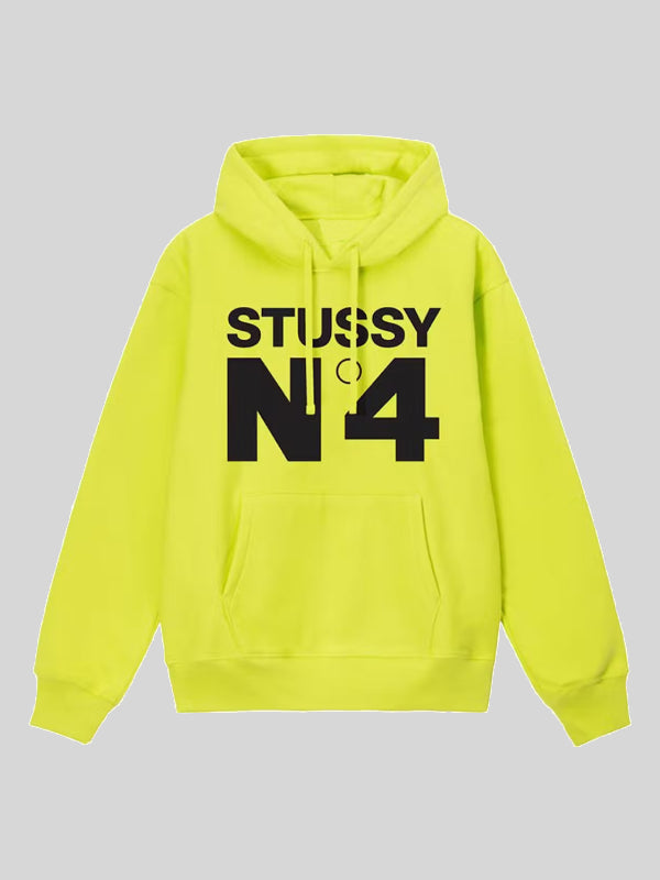 N4 Stussy Hoodie Yellow