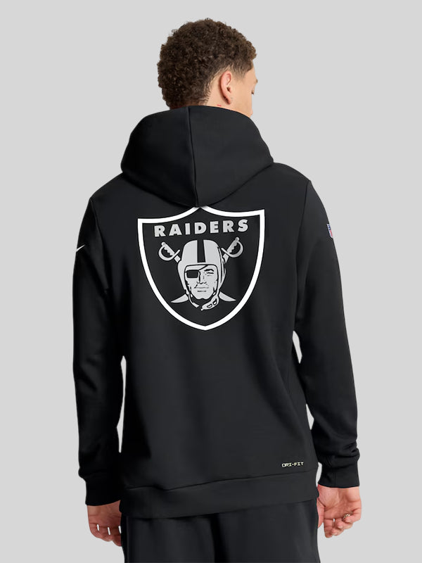 NFL 2025 Raiders Crucial Catch Hoodie Nike In Black