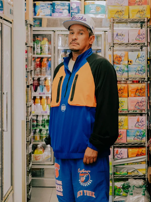 NY Knicks Malbon Pullover Jacket