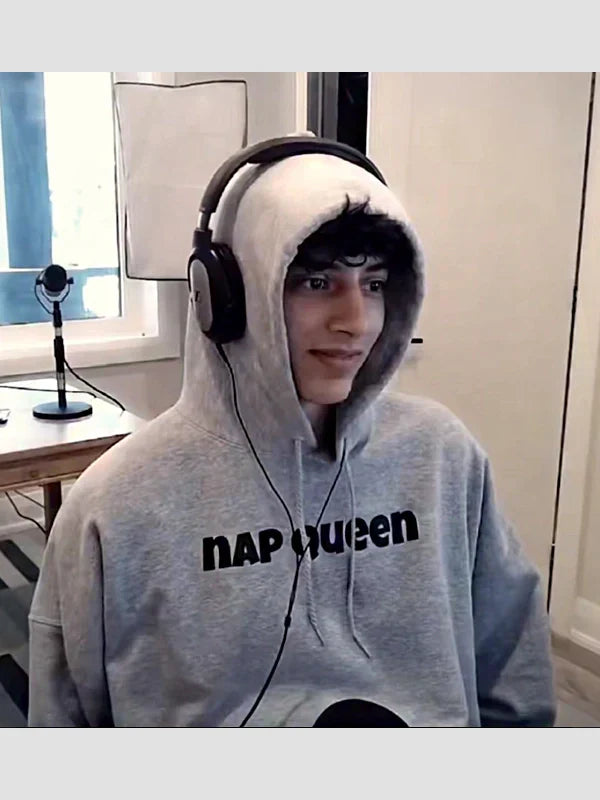 Nap Queen Grey Hoodie