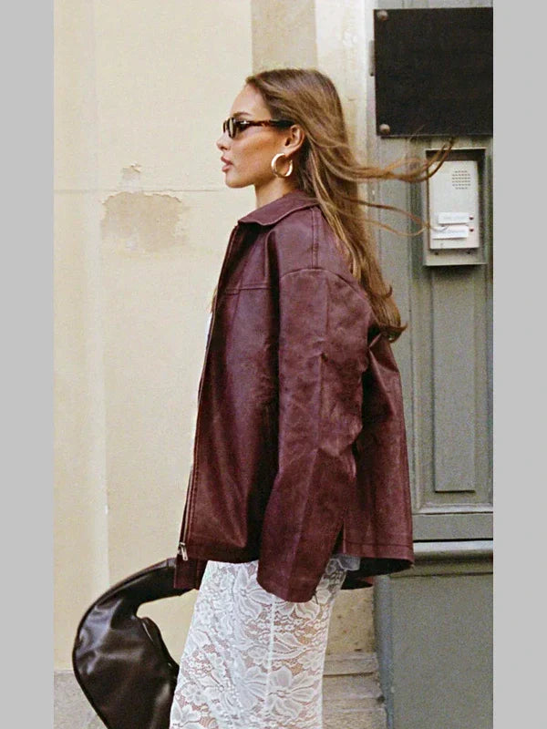 Napoleon Faux Leather Jacket