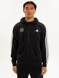 Newcastle United Adidas 3-Stripe Black Full Zip Hoodie