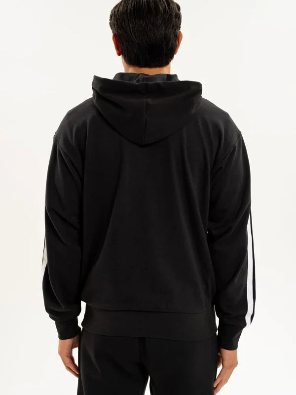 Newcastle United Adidas 3-Stripe Black Full Zip Hoodie