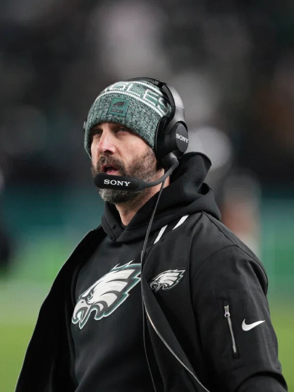 Nick Sirianni Eagles Black Bomber Jacket