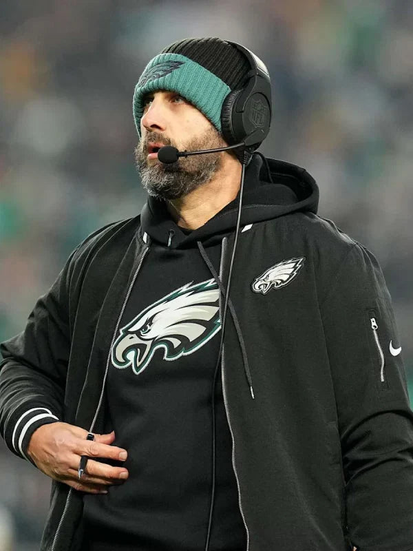 Nick Sirianni Eagles Jacket Black