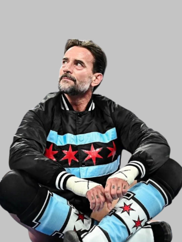 Night of Champions 2025 CM Punk Jacket Black