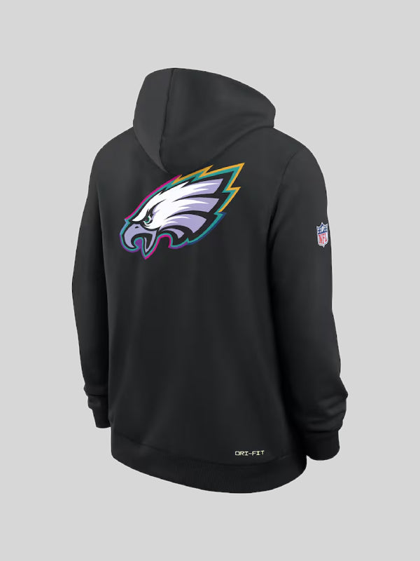 Nike Black Crucial Catch Eagles Hoodie 2025