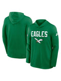 Nike Kelly Green Philadelphia Eagles Dri-FIT Long Sleeve Hoodie T-Shirt