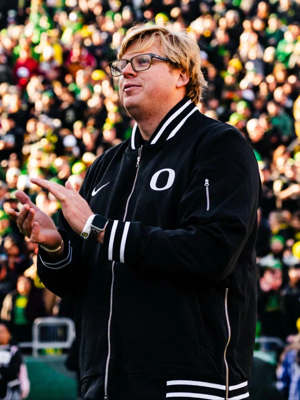 Nike Oregon Ducks Black Bomber Jacket