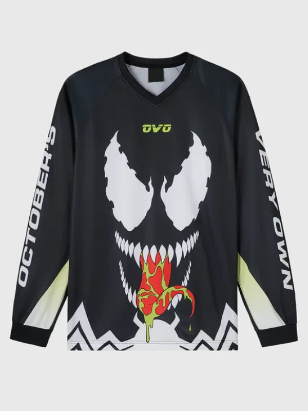 OVO Marvel Venom Snocross Jersey Black