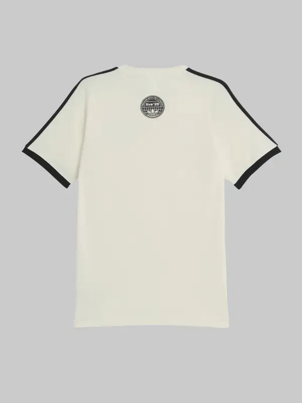 Oasis x Adidas 3-Stripes T-Shirt Cream