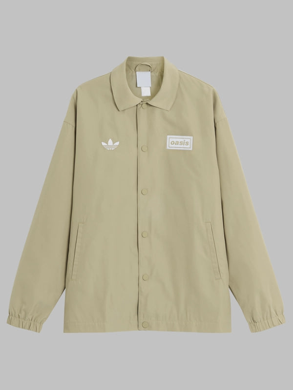 Oasis x Adidas Originals Tour Coach Jacket Green
