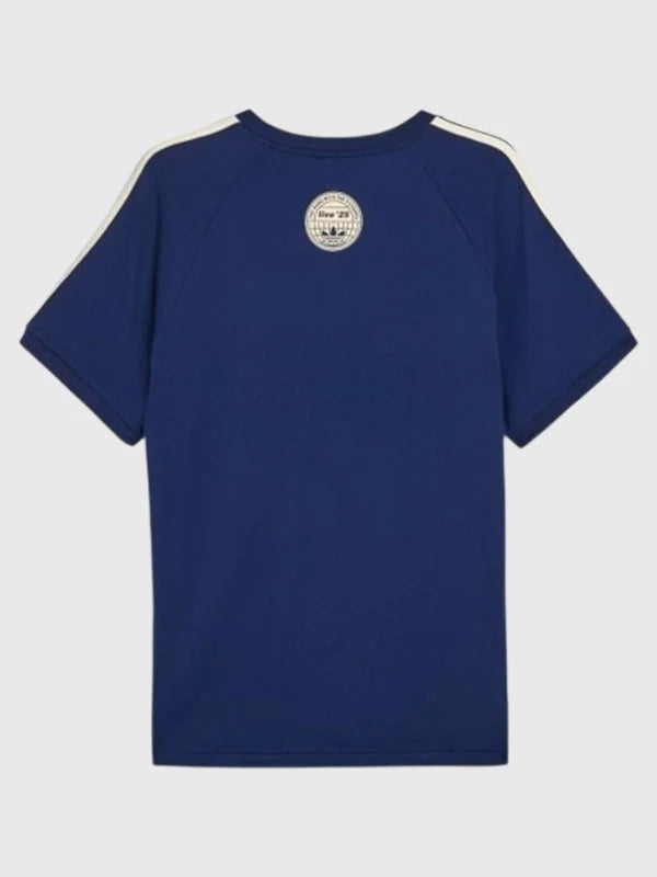 Oasis x Adidas Tour 3-Stripes Navy Blue T-Shirt